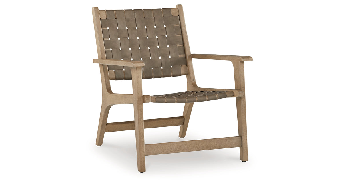 Jameset Taupe Accent Chair from Ashley - Luna Furniture