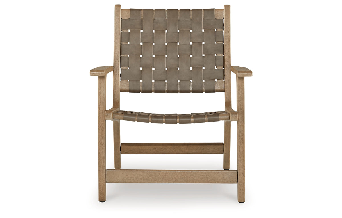 Jameset Taupe Accent Chair from Ashley - Luna Furniture