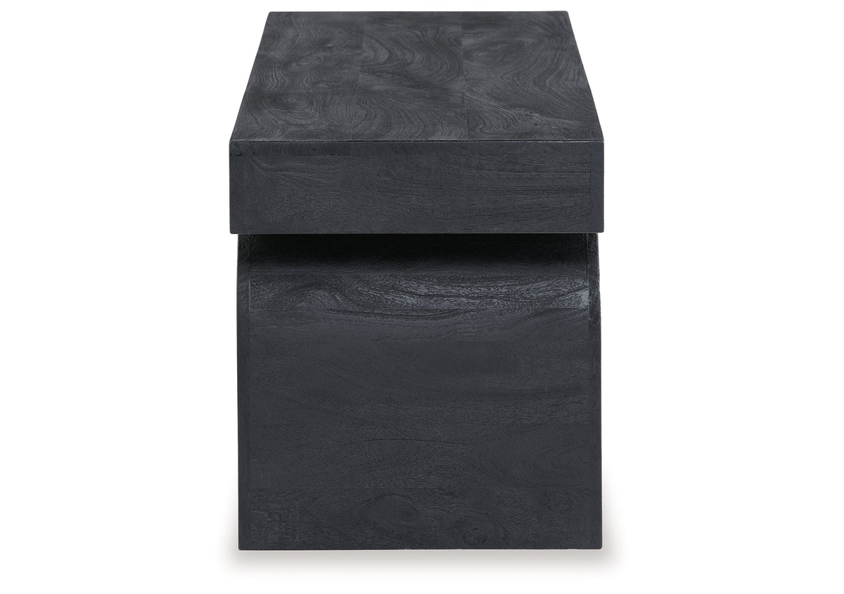 Holgrove Black Accent Bench from Ashley Furniture - Luna Furniture