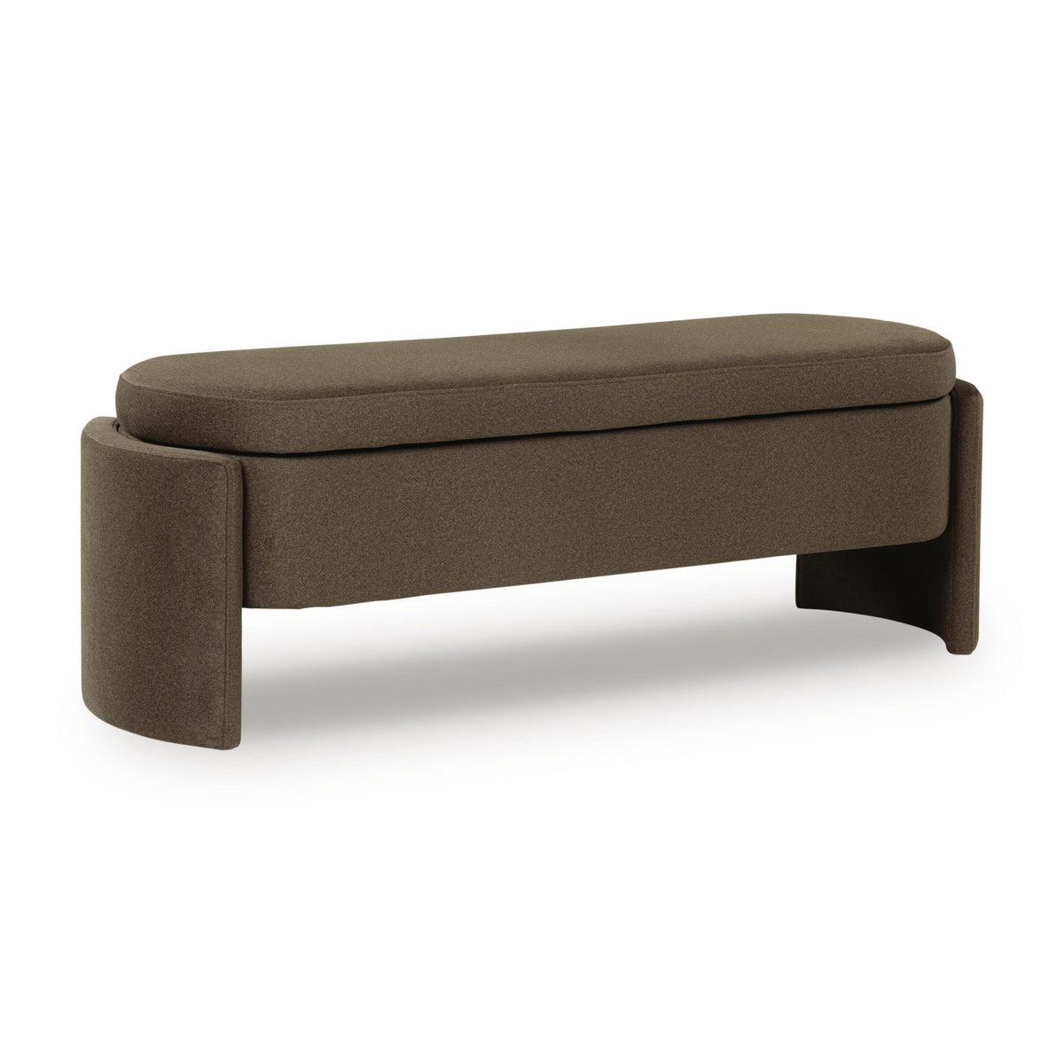 Vavuniya Brown Storage Bench from Ashley - Luna Furniture