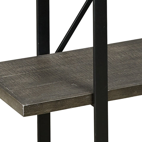 Gilesgrove Black/Gray Bookcase from Ashley Furniture - Luna Furniture