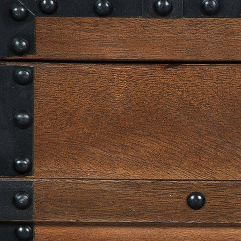 Kettleby Brown Storage Trunk from Ashley Furniture - Luna Furniture