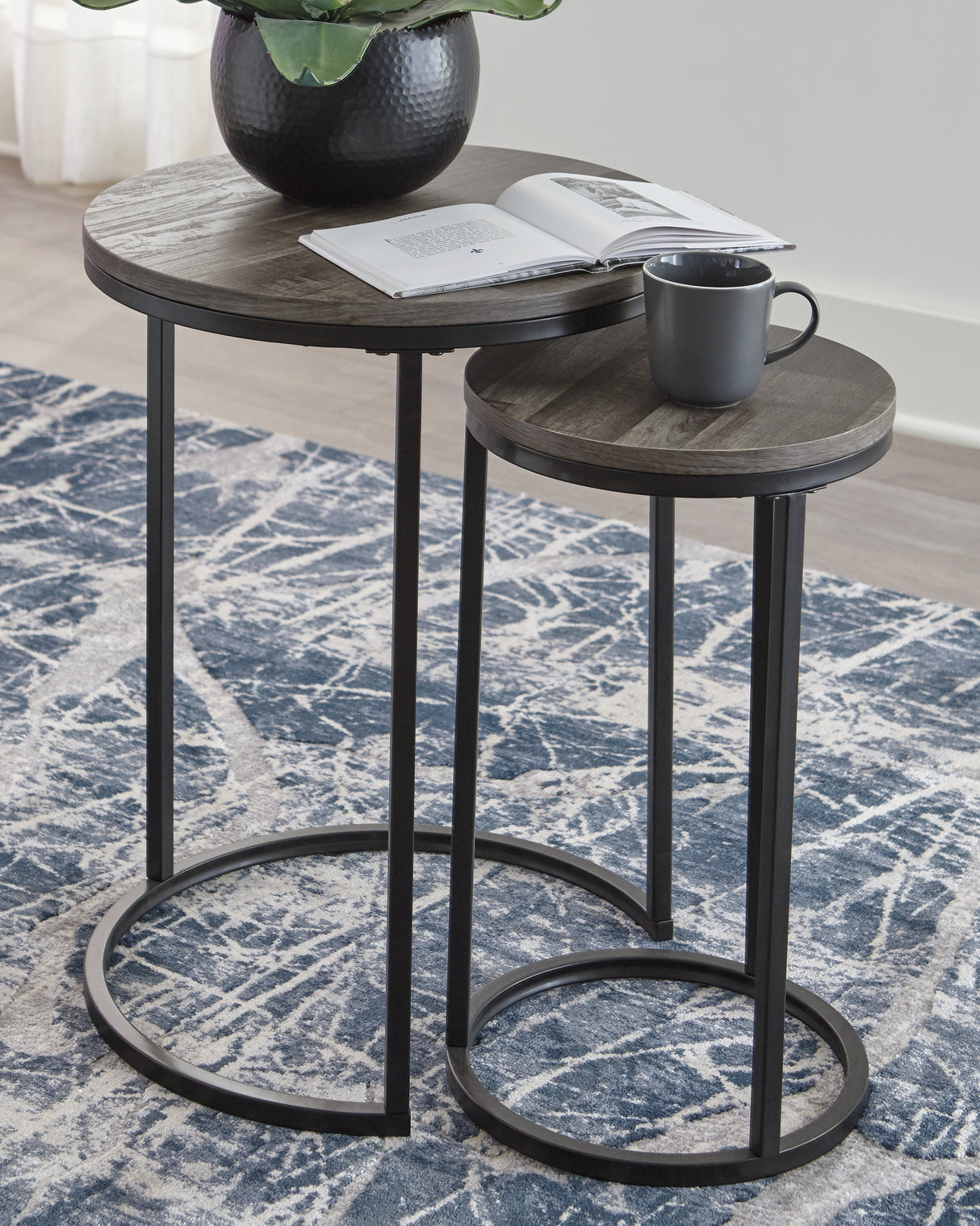 Briarsboro Black/Gray Accent Table from Ashley Furniture - Luna Furniture