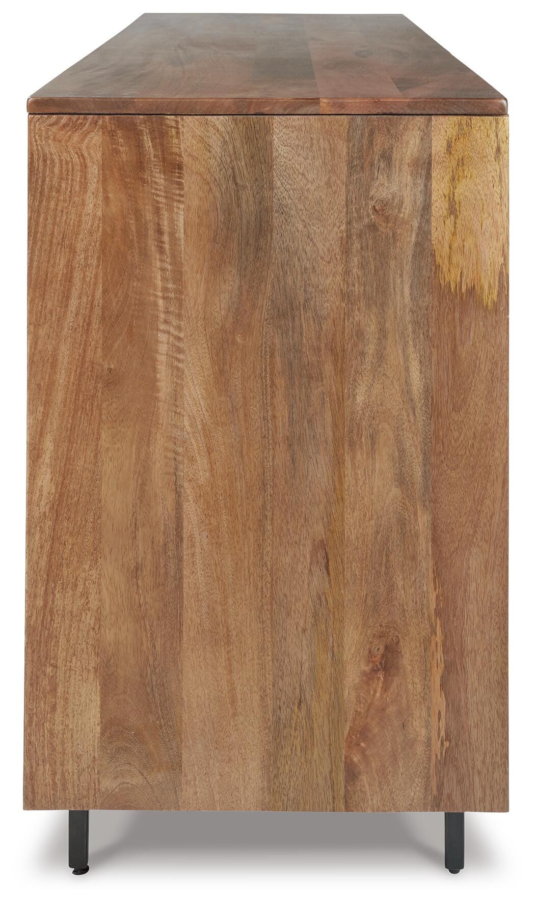Kerrings Brown/Black/White Accent Cabinet from Ashley Furniture - Luna Furniture