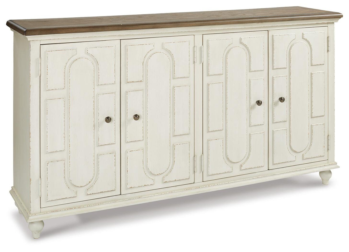 Roranville Antique White Accent Cabinet from Ashley Furniture - Luna Furniture