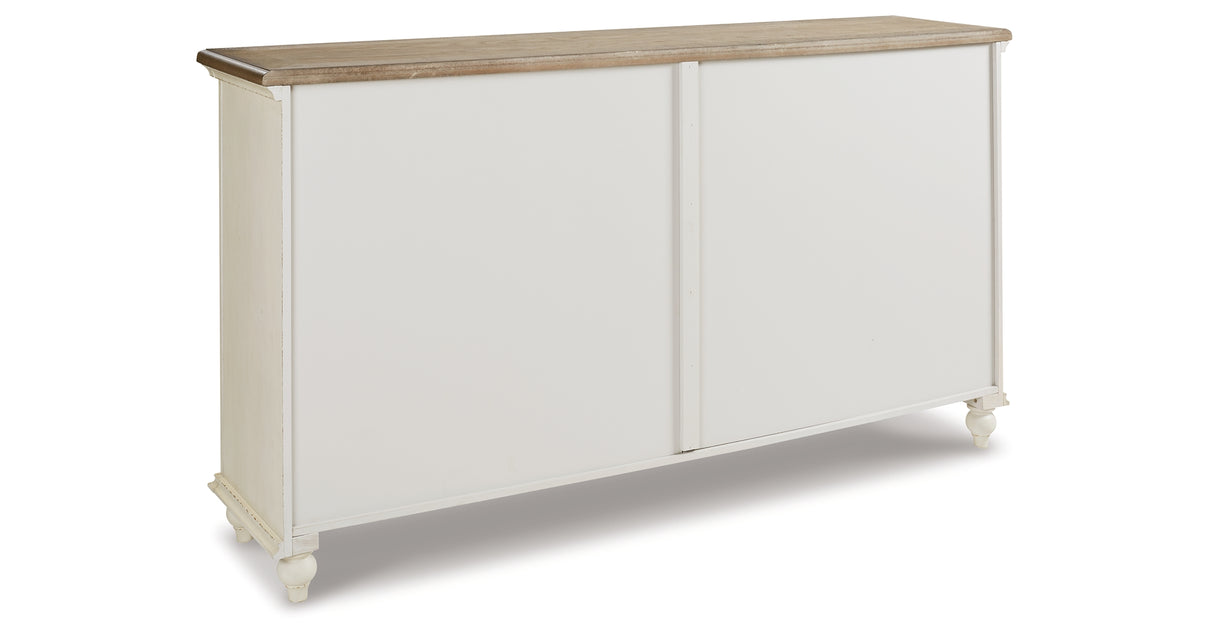 Roranville Antique White Accent Cabinet from Ashley Furniture - Luna Furniture