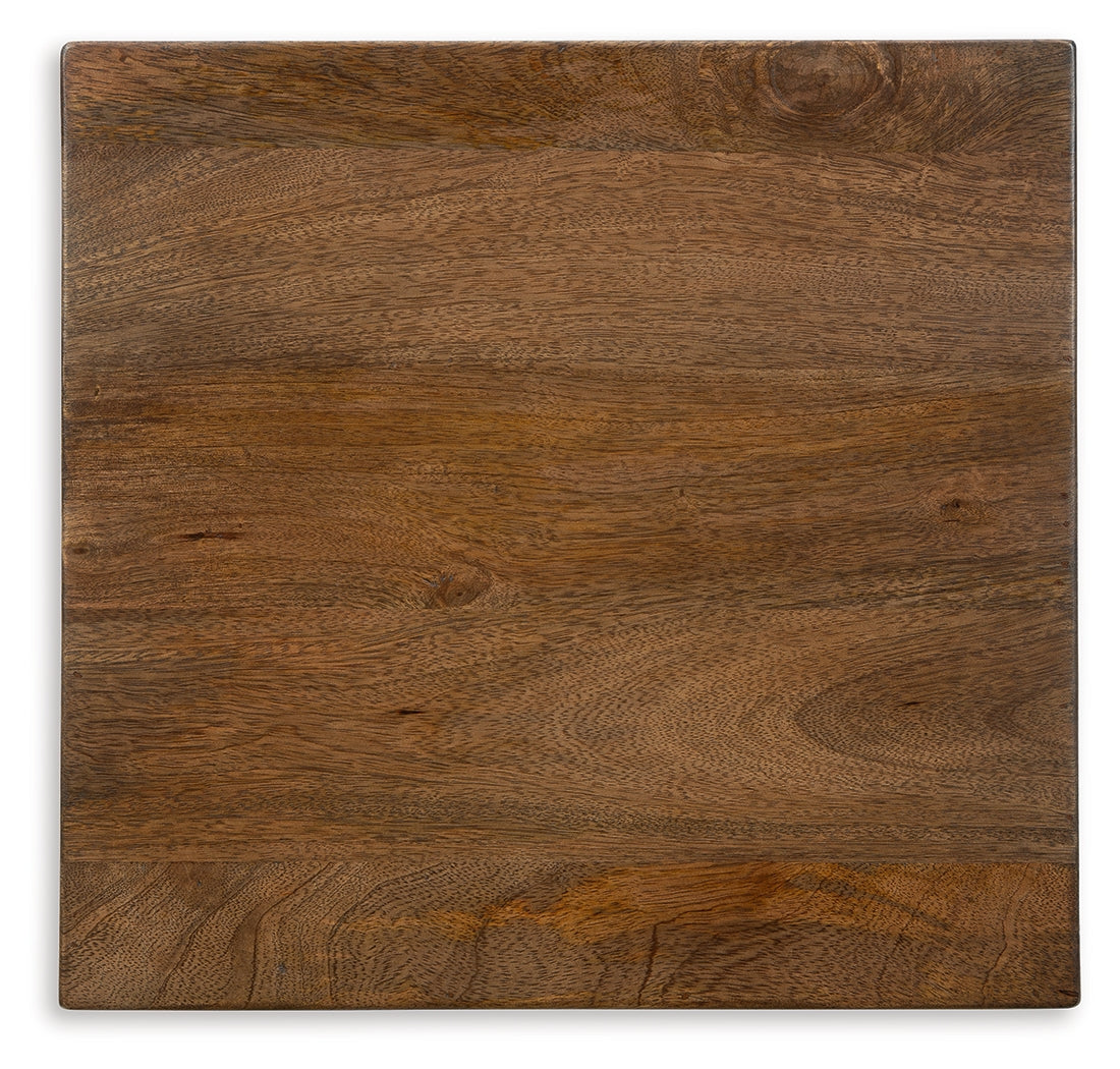 Trailbend Brown/Gunmetal Accent Table from Ashley - Luna Furniture