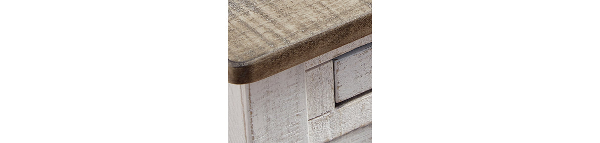 Adalane White/Gray Accent Table from Ashley - Luna Furniture