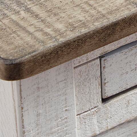 Adalane White/Gray Accent Table from Ashley Furniture - Luna Furniture