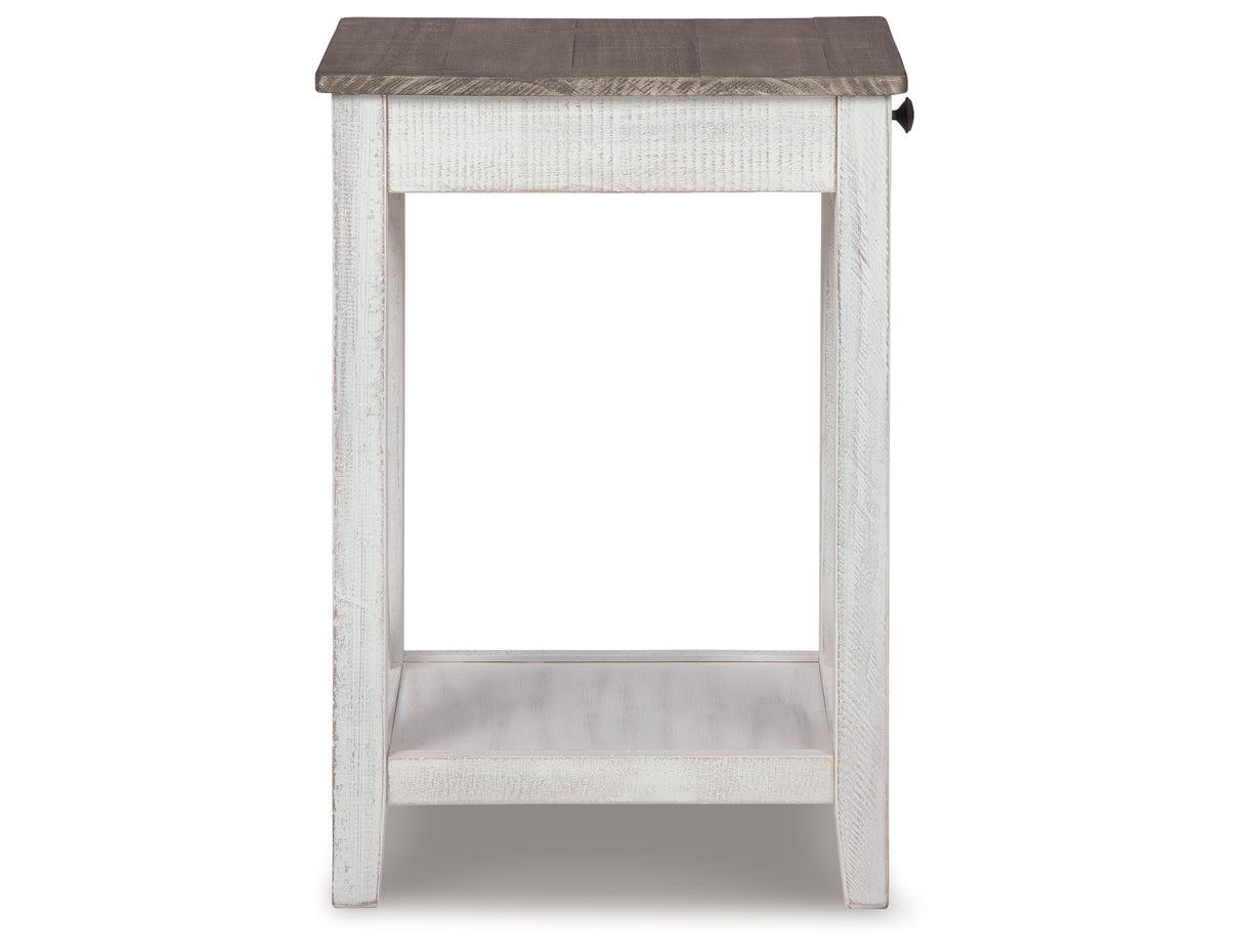 Adalane White/Gray Accent Table from Ashley - Luna Furniture