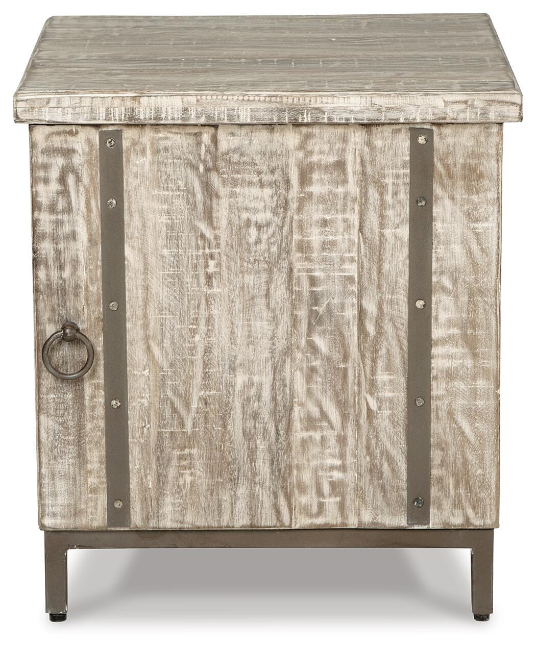 Laddford Whitewash Accent Cabinet from Ashley Furniture - Luna Furniture