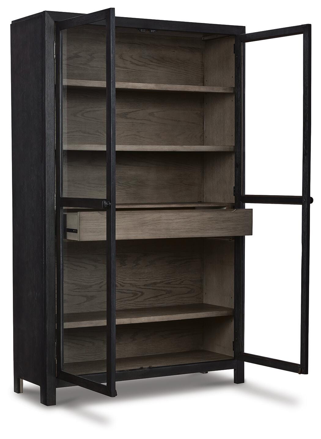 Lenston Black/Gray Accent Cabinet from Ashley - Luna Furniture