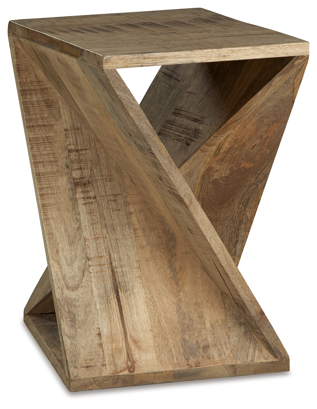 Zalemont Distressed Brown Accent Table from Ashley - Luna Furniture