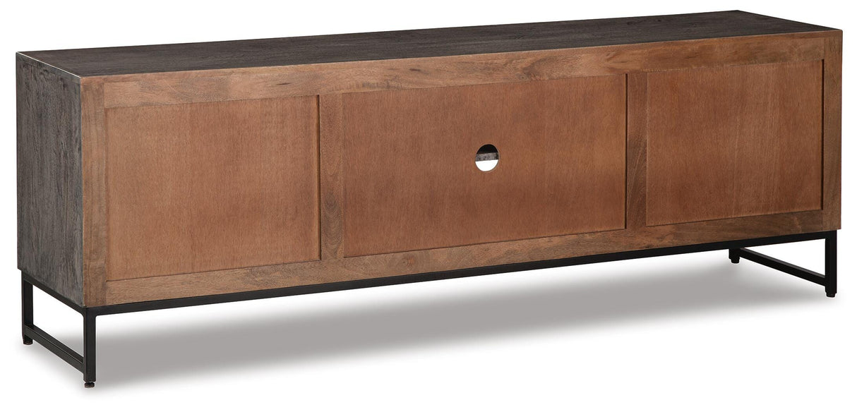 Treybrook Distressed Gray Accent Cabinet from Ashley Furniture - Luna Furniture