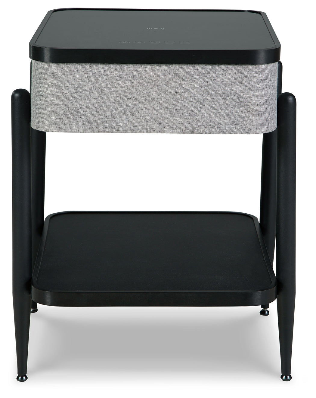 Jorvalee Gray/Black Accent Table from Ashley - Luna Furniture