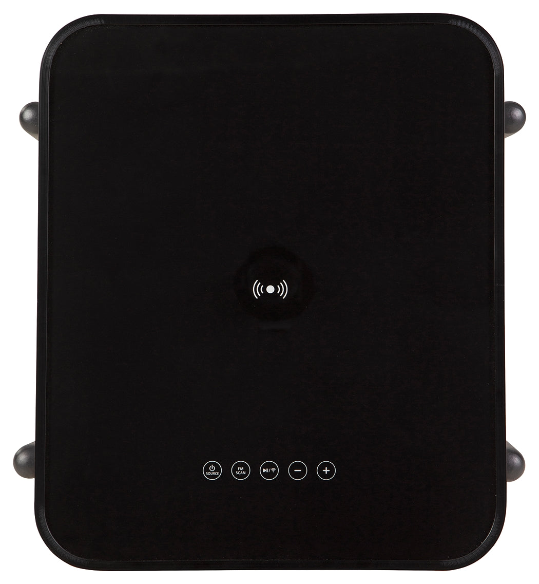 Jorvalee Gray/Black Accent Table from Ashley - Luna Furniture