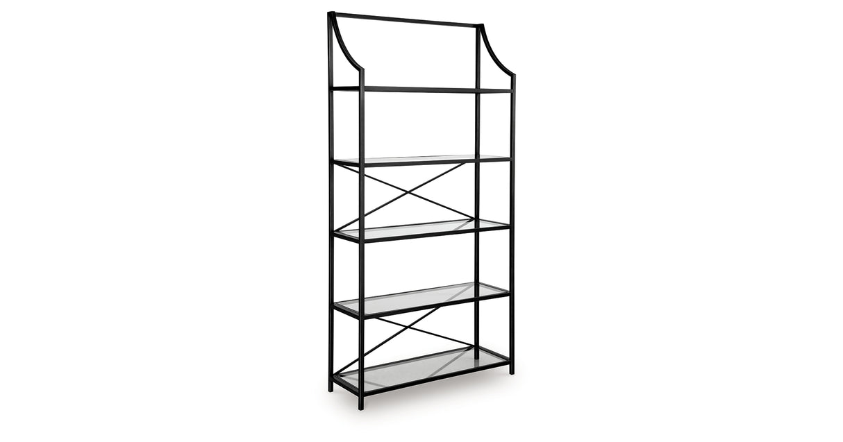 Dakerwell Antique Black 72" Bookcase from Ashley - Luna Furniture