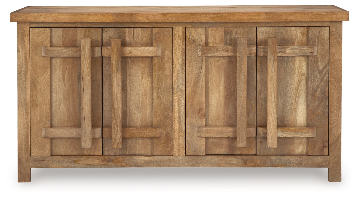 Dresor Natural Accent Cabinet from Ashley - Luna Furniture