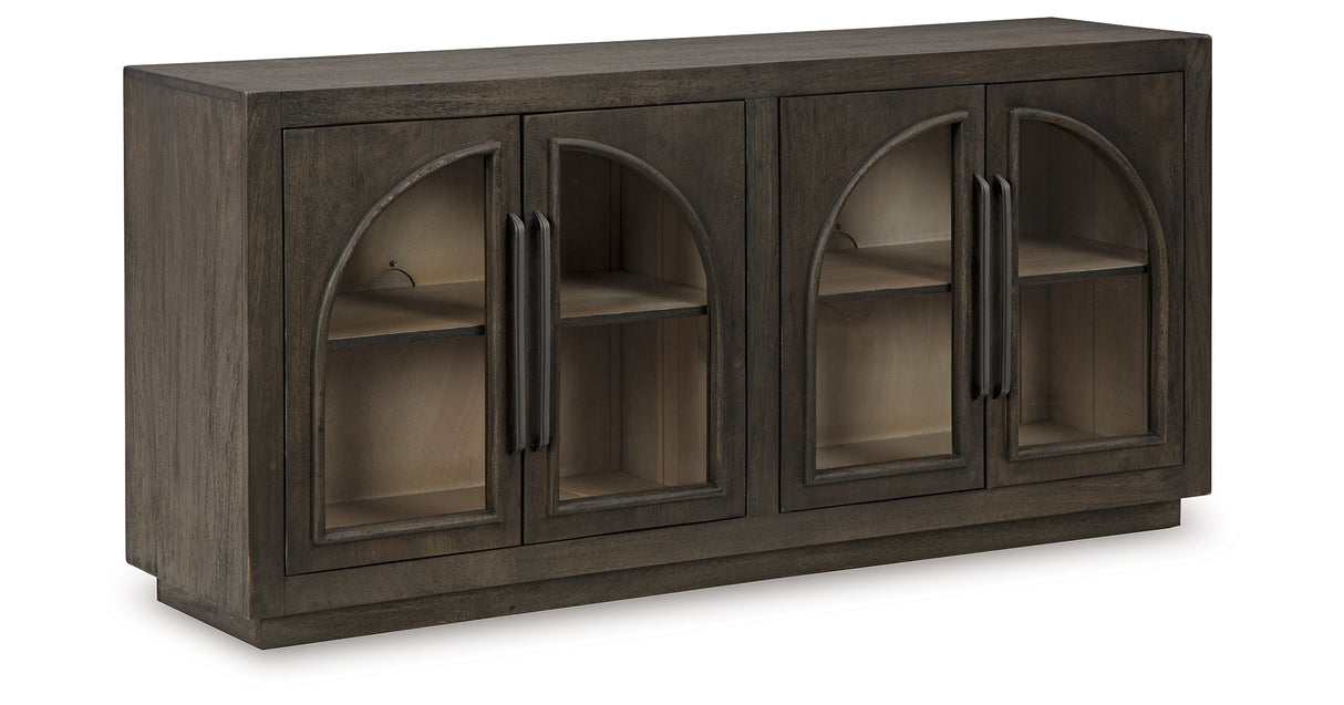 Dreley Grayish Brown Accent Cabinet from Ashley Furniture - Luna Furniture