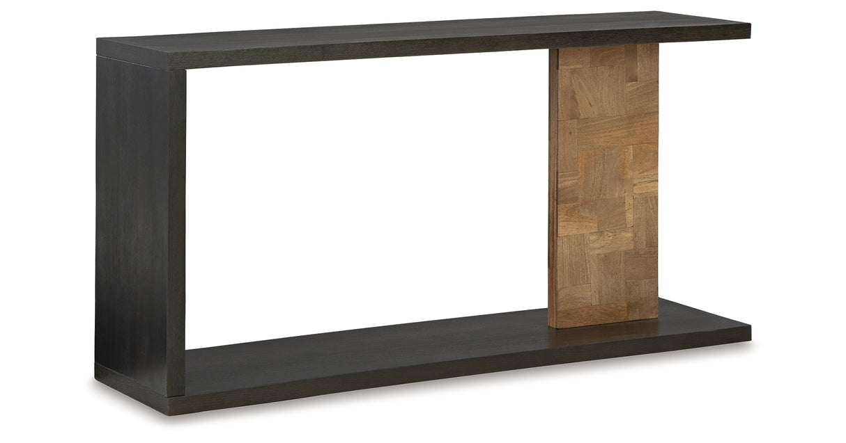 Camlett Brown Console Sofa Table from Ashley Furniture - Luna Furniture