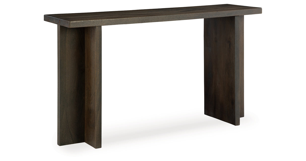 Jalenry Grayish Brown Console Sofa Table from Ashley Furniture - Luna Furniture