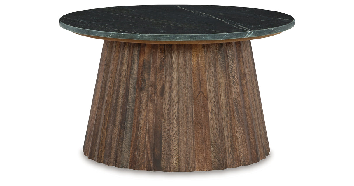 Ceilby Black/Brown Accent Coffee Table from Ashley - Luna Furniture