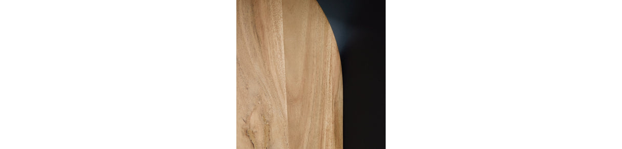 Ladgate Black/Natural Accent Table from Ashley Furniture - Luna Furniture