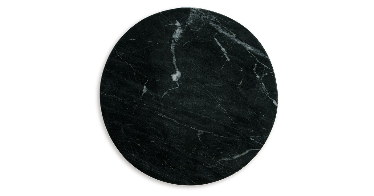 Quinndon Brown/Black Accent Table from Ashley Furniture - Luna Furniture