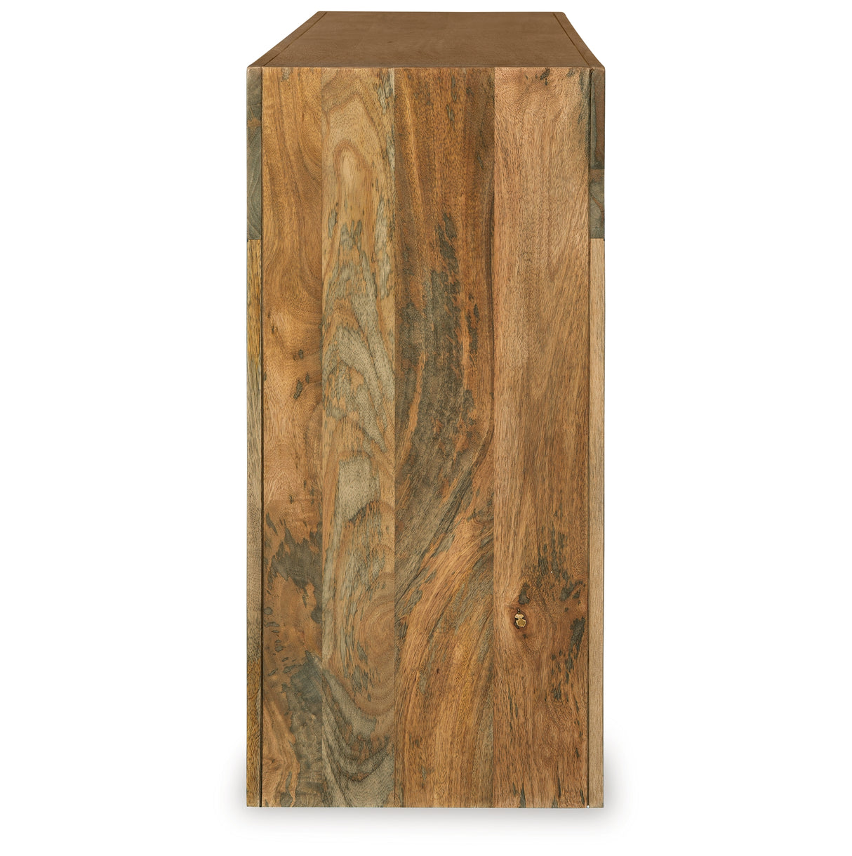 Luzmanacy Natural Brown Console Sofa Table from Ashley Furniture - Luna Furniture