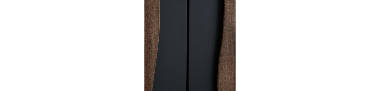 Welby Brown/Charcoal Accent Cabinet from Ashley - Luna Furniture
