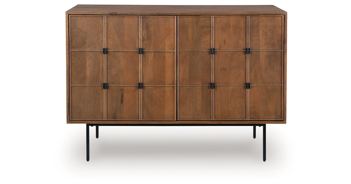 Juddins Brown Accent Cabinet from Ashley - Luna Furniture