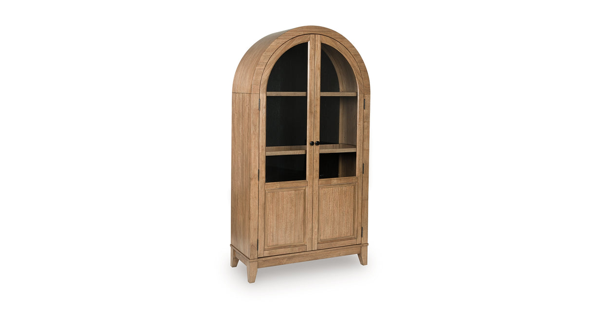 Dagandale Natural/Black Accent Cabinet from Ashley Furniture - Luna Furniture