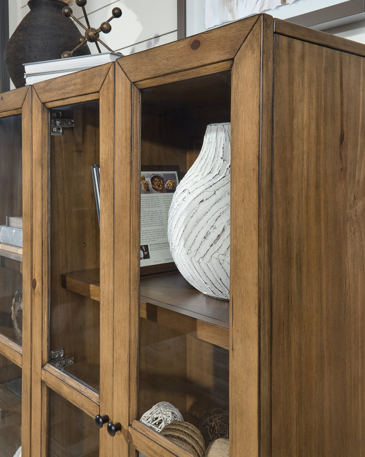 Wrenridge Gray Brown Accent Cabinet from Ashley - Luna Furniture
