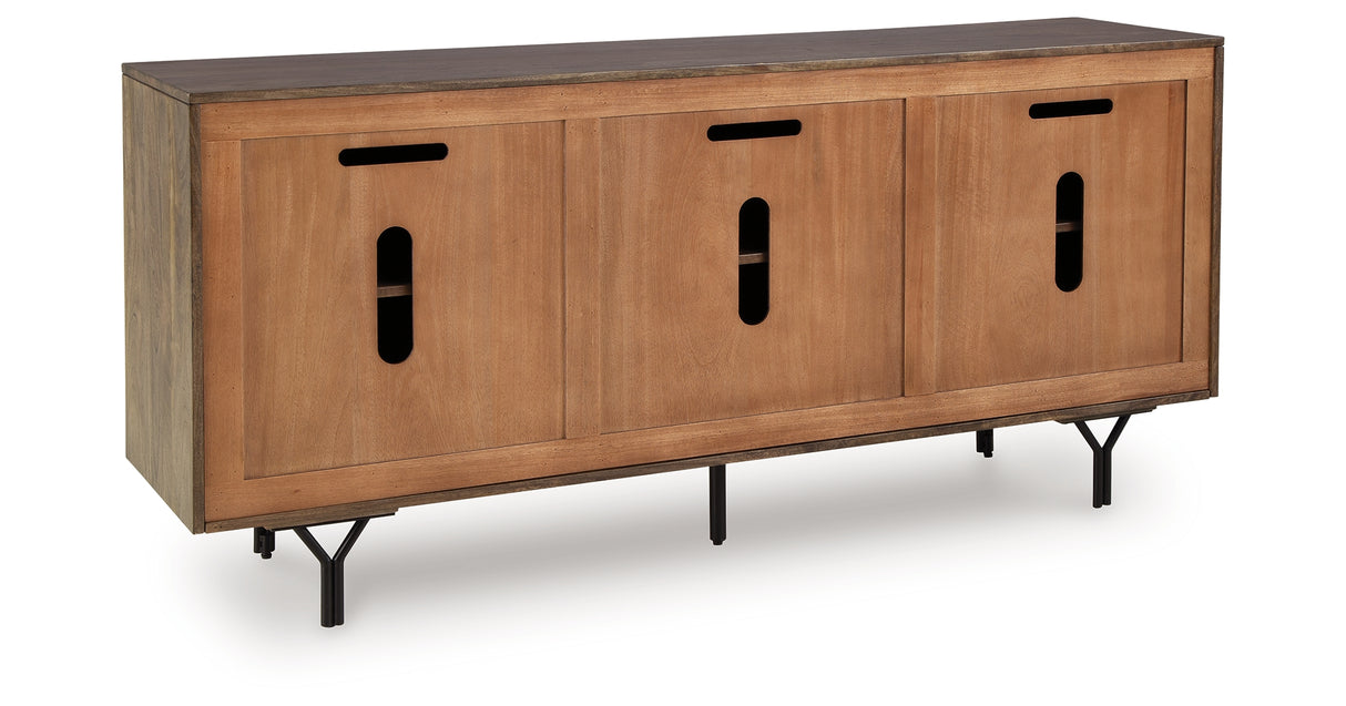 Lavinmont Multi Brown Accent Cabinet from Ashley Furniture - Luna Furniture