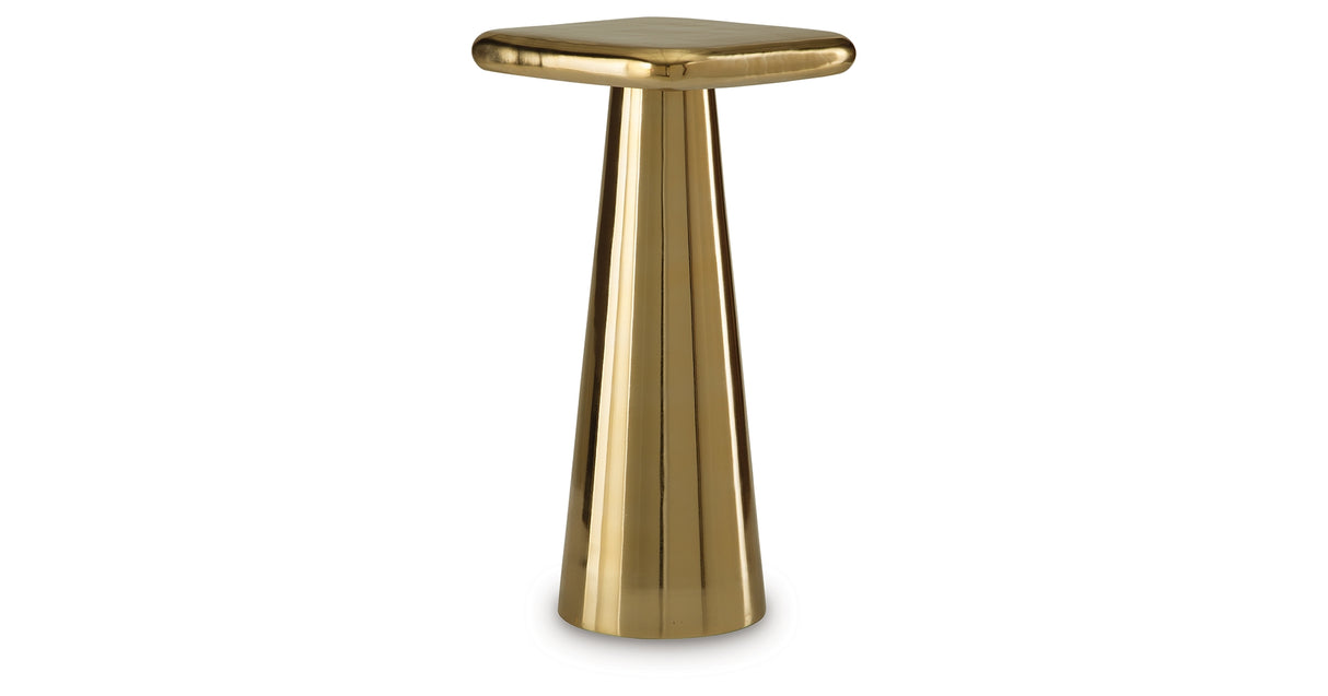 Dallenburg Gold Finish Accent Table from Ashley - Luna Furniture