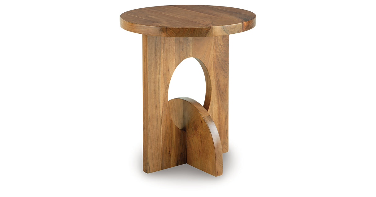 Hollbourne Brown Accent Table from Ashley - Luna Furniture