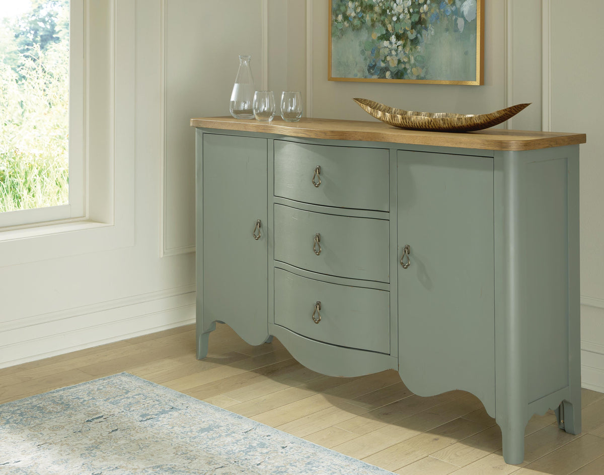 Actonville Antique Green Accent Cabinet