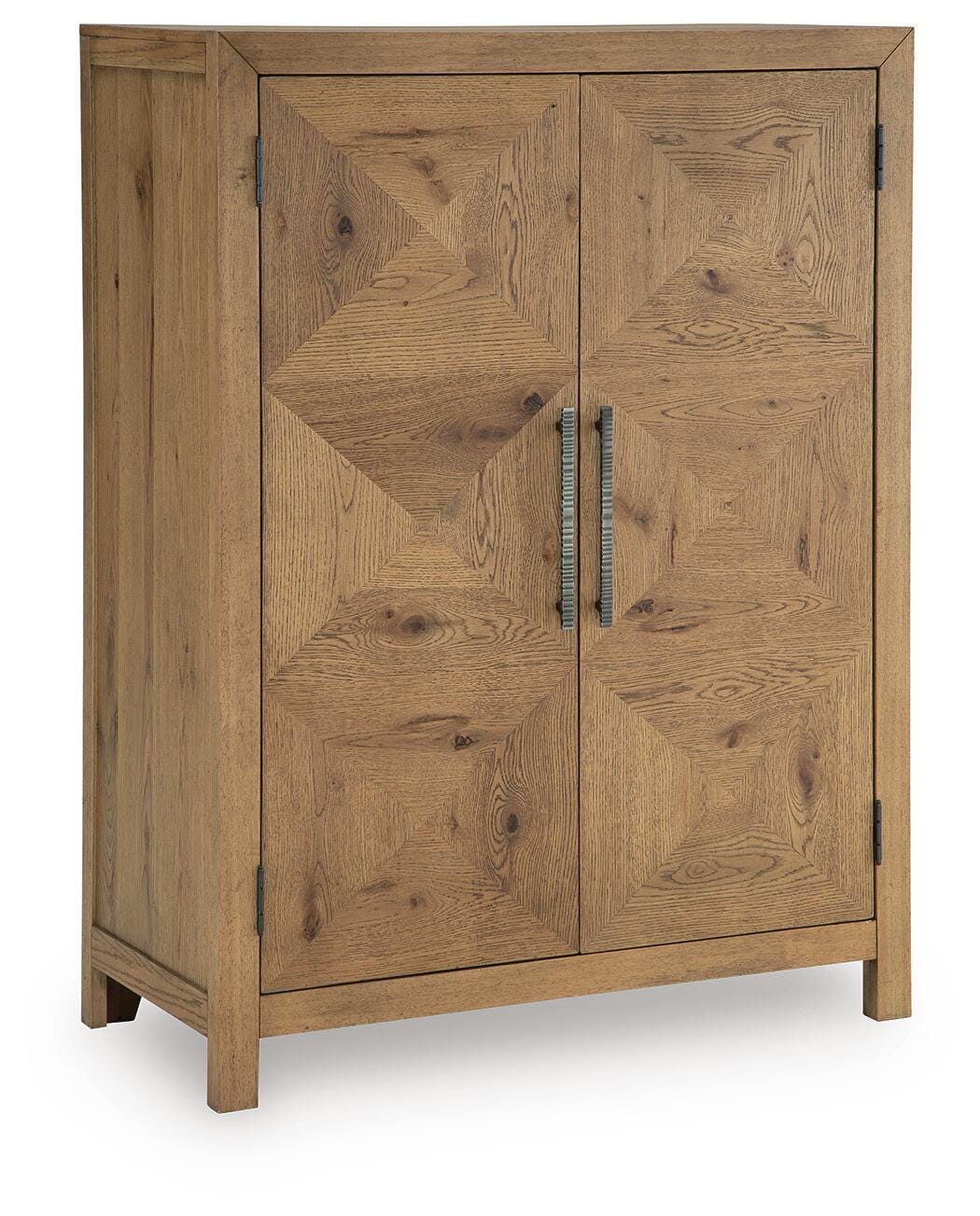 Clayburns Light Brown Bar Cabinet
