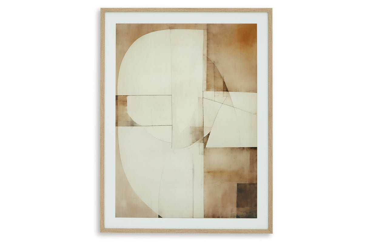 Corlain Brown/Tan/White Wall Art from Ashley Furniture - Luna Furniture