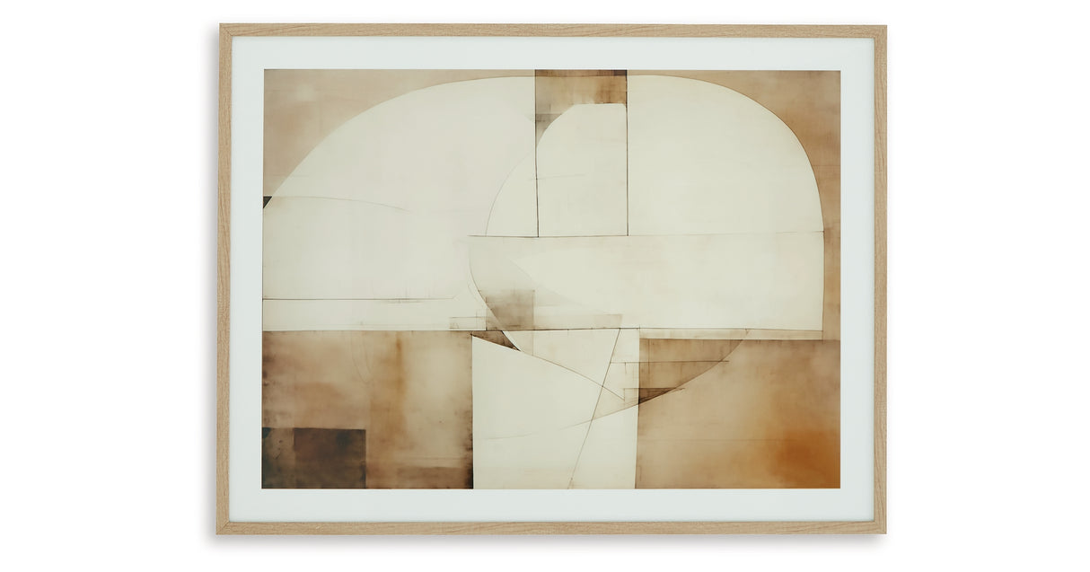 Corlain Brown/Tan/White Wall Art from Ashley Furniture - Luna Furniture
