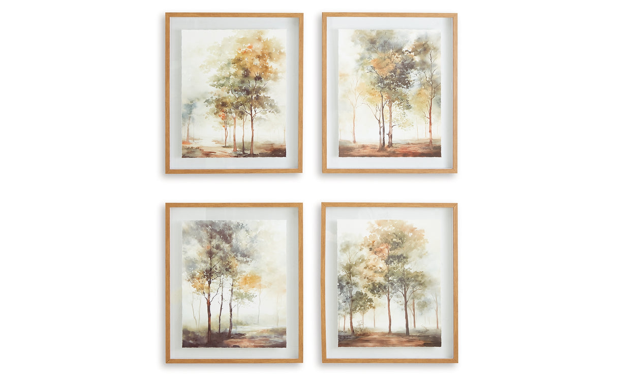 Bryneford Multi Wall Art (Set of 4) from Ashley Furniture - Luna Furniture