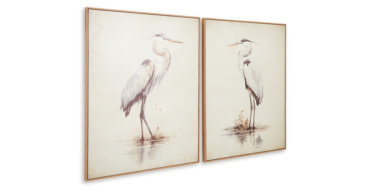 Aubinell Beige Wall Art from Ashley Furniture - Luna Furniture