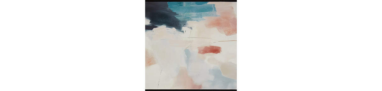 Caldish Blue/White/Pink Wall Art from Ashley - Luna Furniture