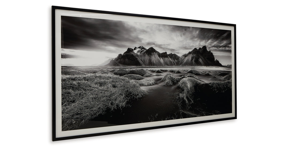 Delstone Black/White Wall Art from Ashley - Luna Furniture
