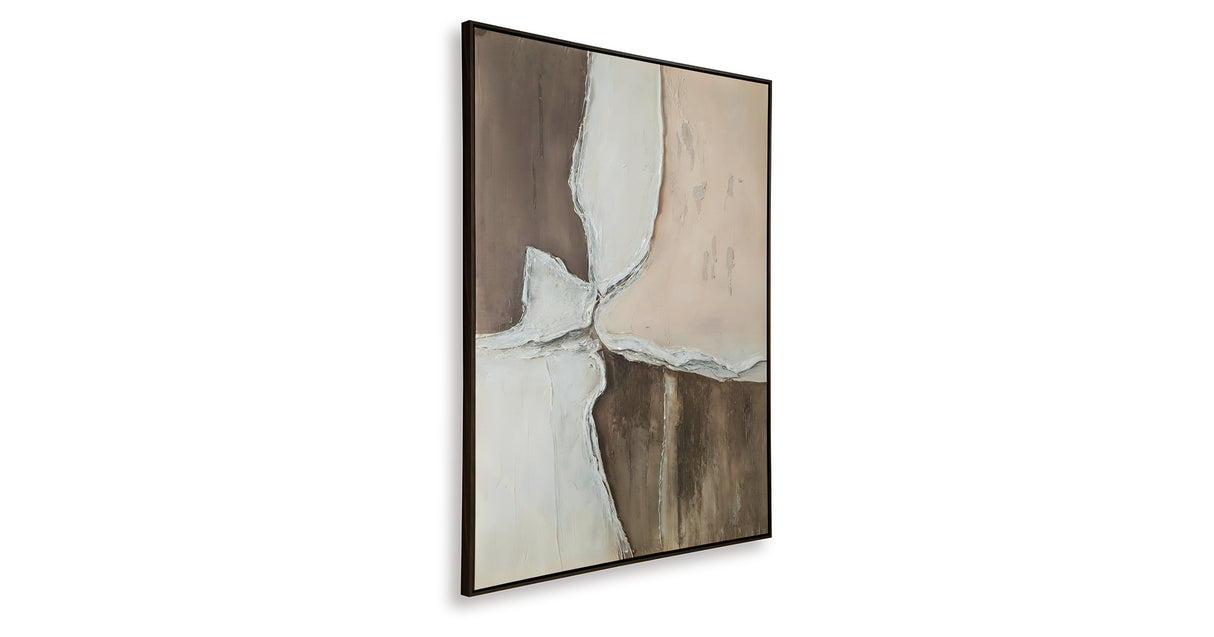 Junward Brown/Tan/White Wall Art from Ashley Furniture - Luna Furniture