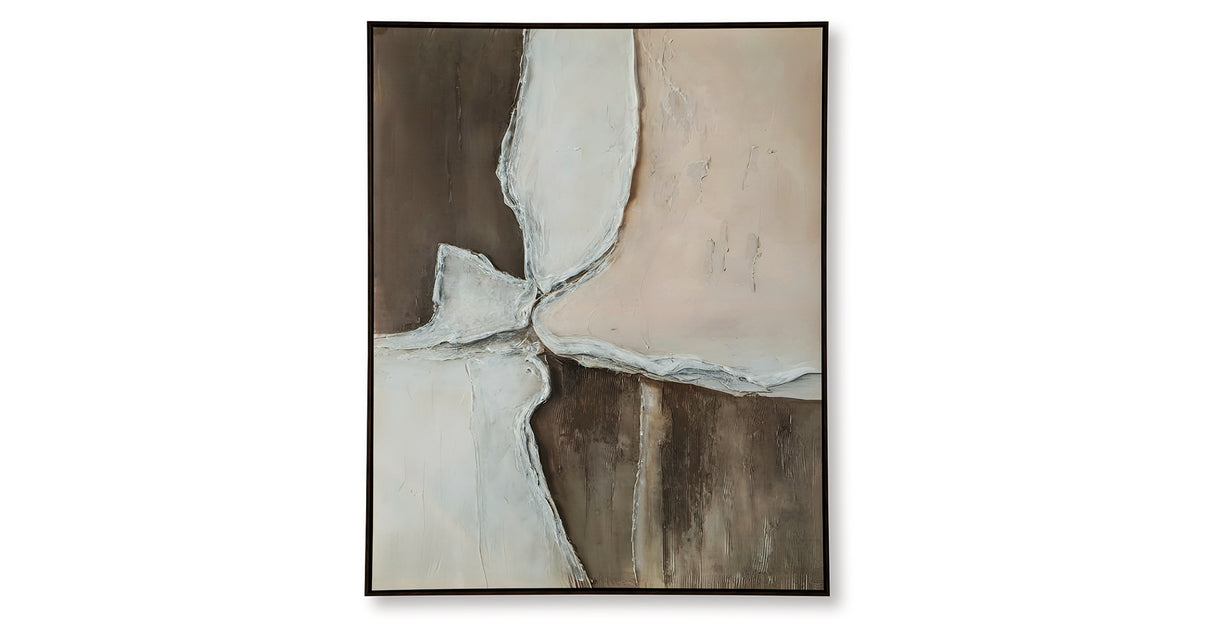 Junward Brown/Tan/White Wall Art from Ashley Furniture - Luna Furniture
