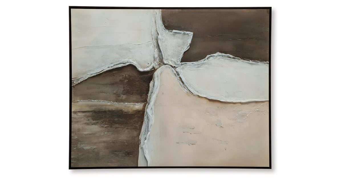 Junward Brown/Tan/White Wall Art from Ashley Furniture - Luna Furniture