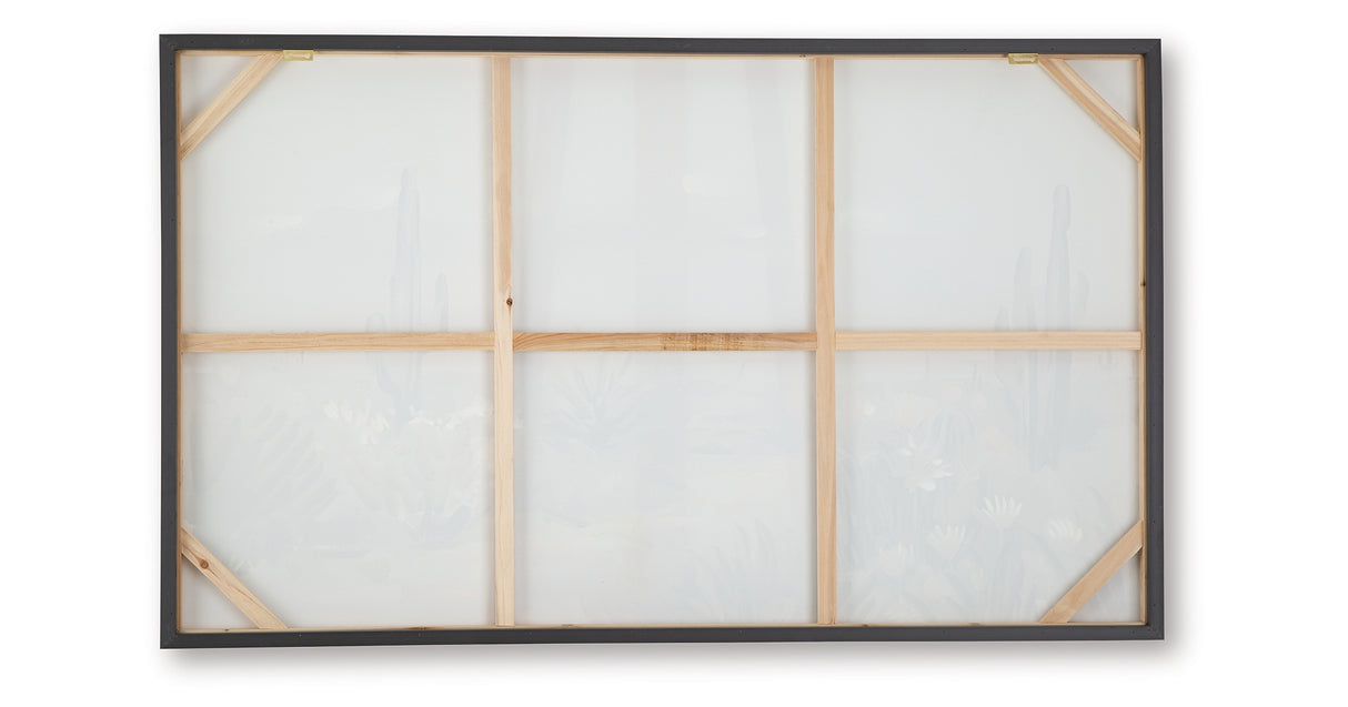 Sidworth Green/Beige/Gray Wall Art from Ashley - Luna Furniture