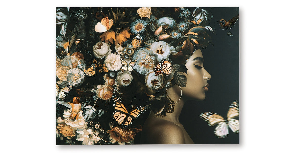 Valfer Orange/Black/White Wall Art from Ashley - Luna Furniture
