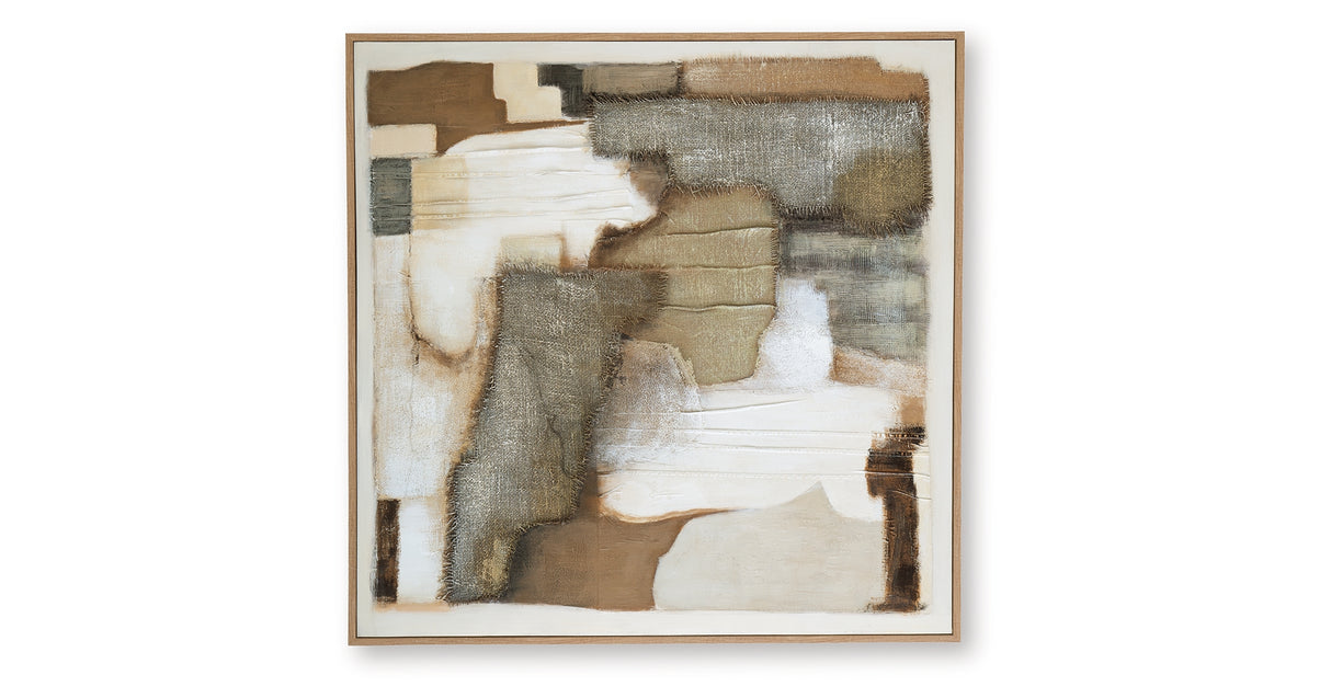 Wylander Tan/Brown/Gray Wall Art from Ashley - Luna Furniture